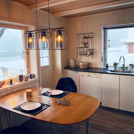 The Red Fjordhouse Villa Malsnes Exterior photo
